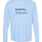 Hormone - Comfort Colors - Heavyweight Long Sleeve Tee - Blues & Greens