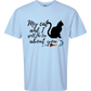 My Cat and I spill the tea about you - Comfort Colors - Heavyweight Unisex Tee - Blues