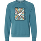 God Is Good - Sponge Fleece Raglan Sweatshirt - Blues, Purples
