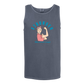 Stronger Than Period Cramps - Comfort Colors - Unisex Tank - Neutral Colors & Blues