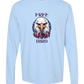 Free Bird - Comfort Colors - Heavyweight Long Sleeve Tee - Blues & Greens