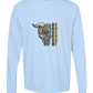 Dragon Energy - Comfort Colors - Heavyweight Long Sleeve Tee - Blues & Greens