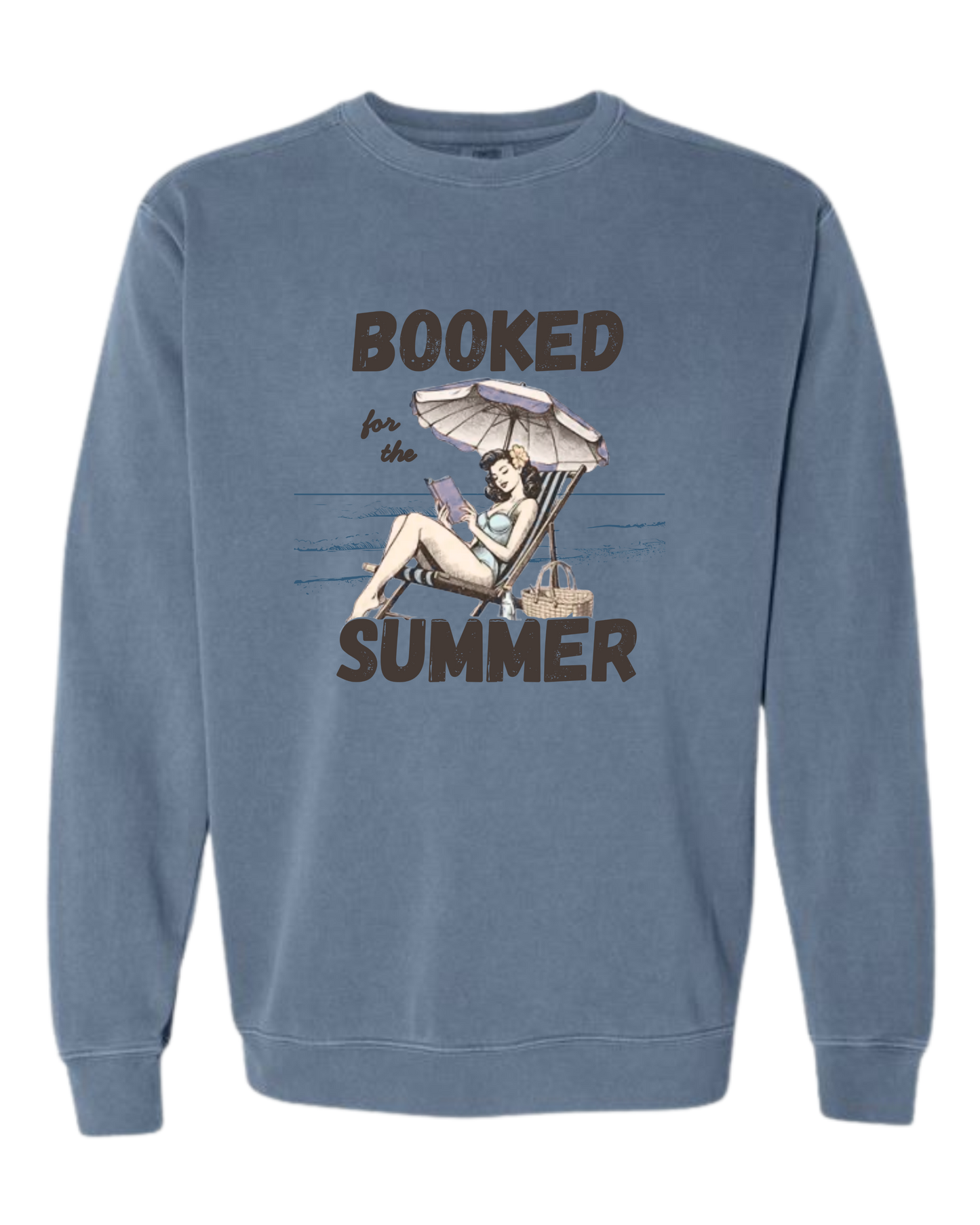 Booked for the Summer - Comfort Colors - Sweatshirt - Blues