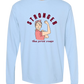 Stronger Than Period Cramps - Comfort Colors - Heavyweight Long Sleeve Tee - Blues & Greens