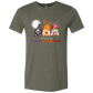 Happy HalloThanksMas Gnomes - Unisex Tee - Browns and Greens