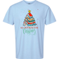 All Booked For Christmas - Comfort Colors - Heavyweight Unisex Tee - Blues