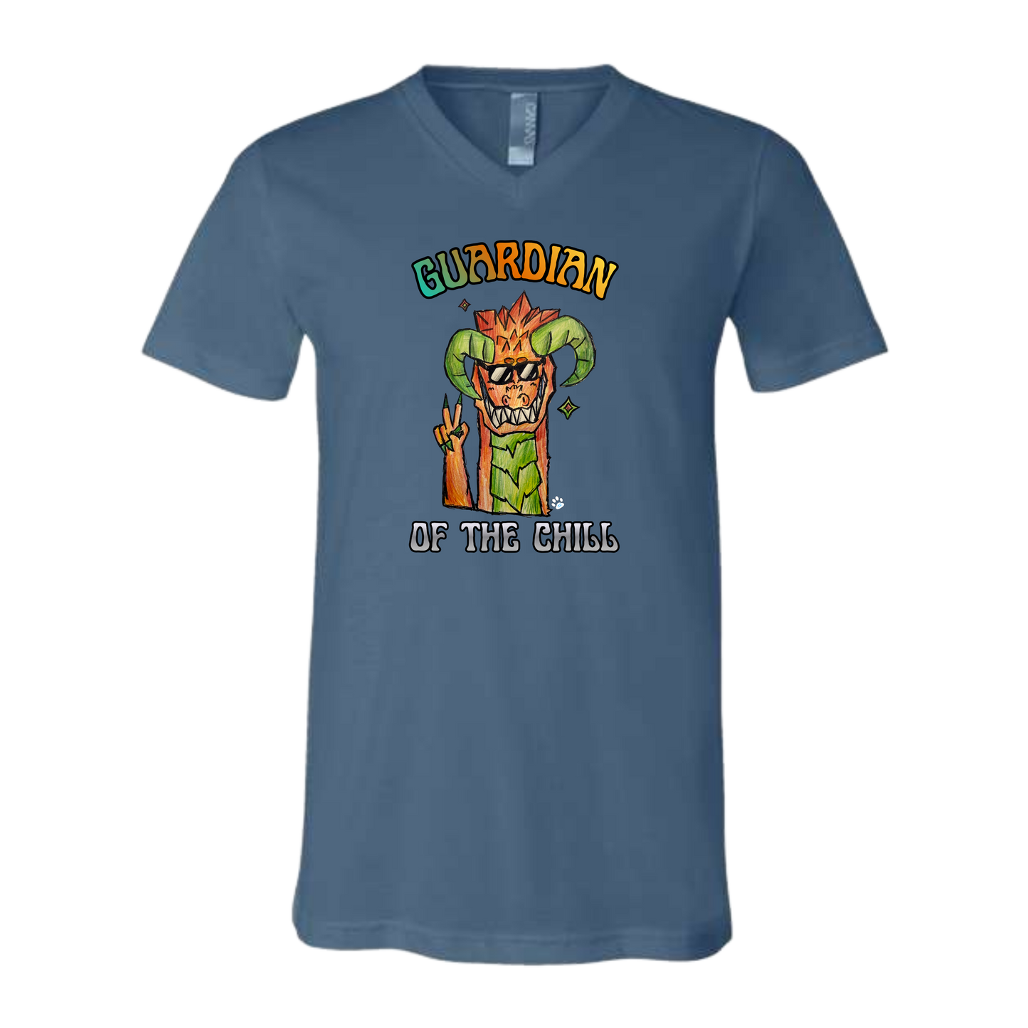 Guardian of The Chill - Bella+Canvas - Unisex V-Neck - Assorted Colors