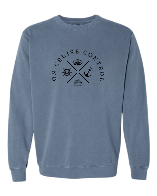 On Cruise Control - Comfort Colors - Sweatshirt - Blues