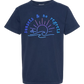Sunsets & No Regrets - Comfort Colors - Heavyweight Youth Tee - Neutral Colors & Blues