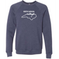 Kella McLean - Sponge Fleece Raglan Sweatshirt - Blues, Greens, Purple, and Black