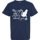 My Cat and I spill the tea about you - Comfort Colors - Heavyweight Youth Tee - Neutral Colors & Blues
