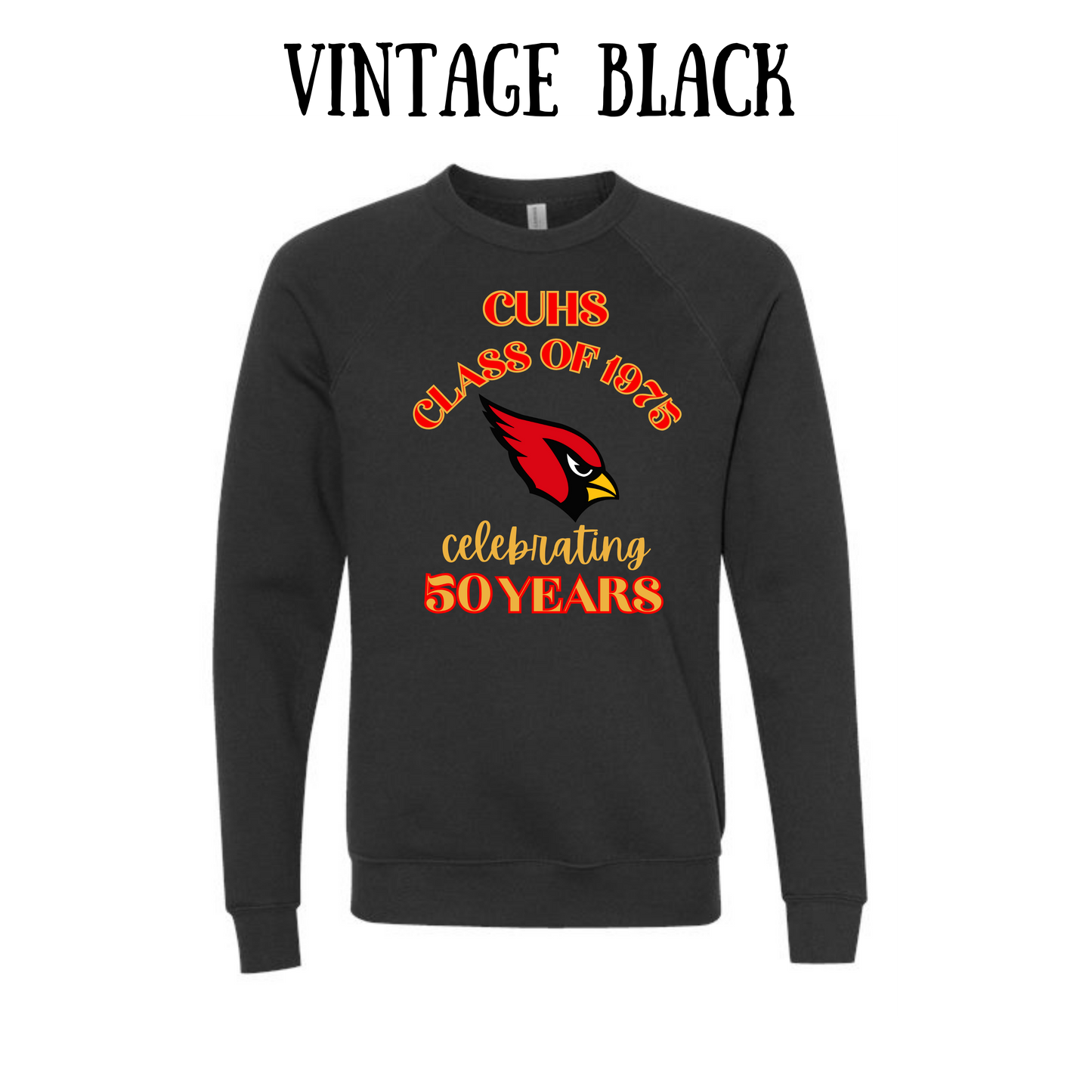 CUHS celebrating  - Sponge Fleece Raglan Sweatshirt - Neutrals