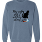 My Cat and I spill the tea about you - Comfort Colors - Sweatshirt - Blues