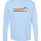 On Island Time - Comfort Colors - Heavyweight Long Sleeve Tee - Blues & Greens