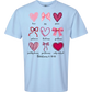 Galatians 5 - Valentines - Comfort Colors - Heavyweight Unisex Tee - Blues