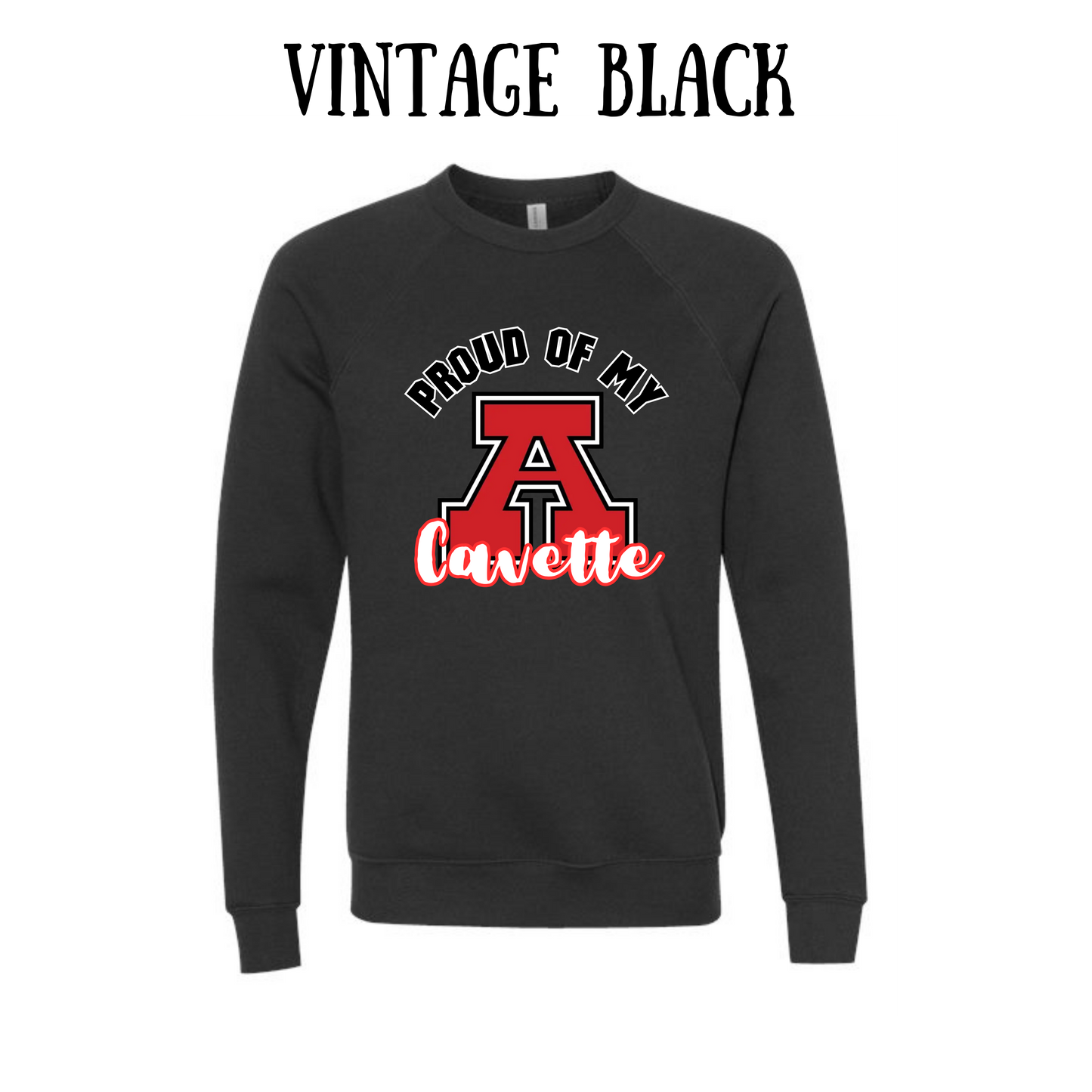 AFHS Cavettes - Sponge Fleece Raglan Sweatshirt - Neutrals
