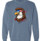 Rockin Free Bird - Comfort Colors - Sweatshirt - Blues