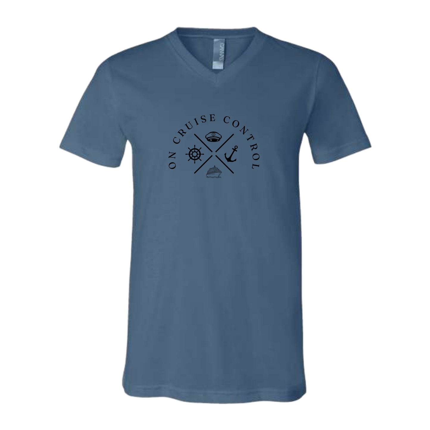 On Cruise Control - Bella+Canvas - Unisex V-Neck - Assorted Colors
