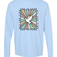 God Is Good - Comfort Colors - Heavyweight Long Sleeve Tee - Blues & Greens