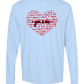 You & Me - Comfort Colors - Heavyweight Long Sleeve Tee - Blues & Greens