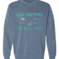 Life Happens The Beach Helps - Comfort Colors - Sweatshirt - Blues