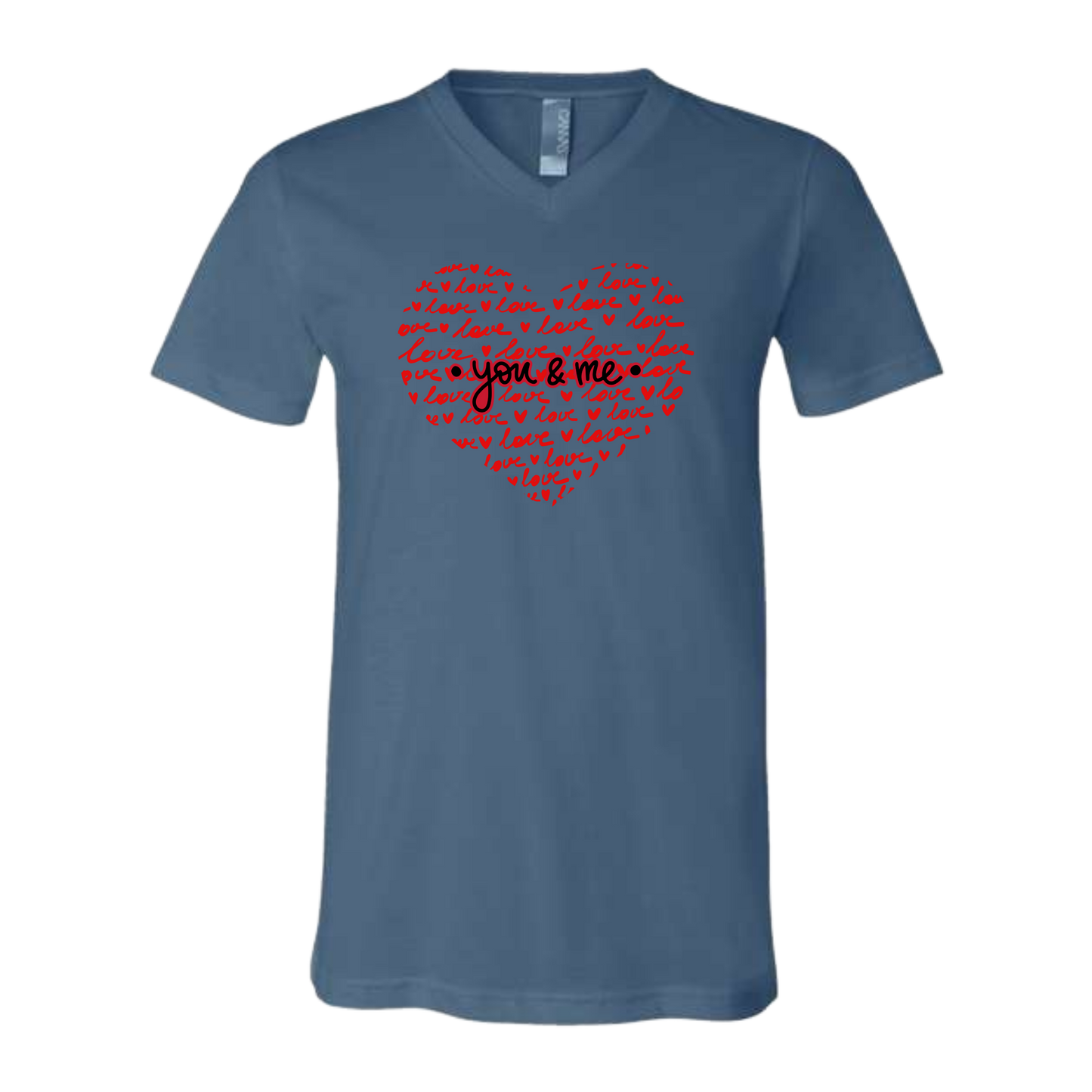 You & Me - Bella+Canvas - Unisex V-Neck - Assorted Colors