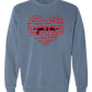 You & Me - Comfort Colors - Sweatshirt - Blues