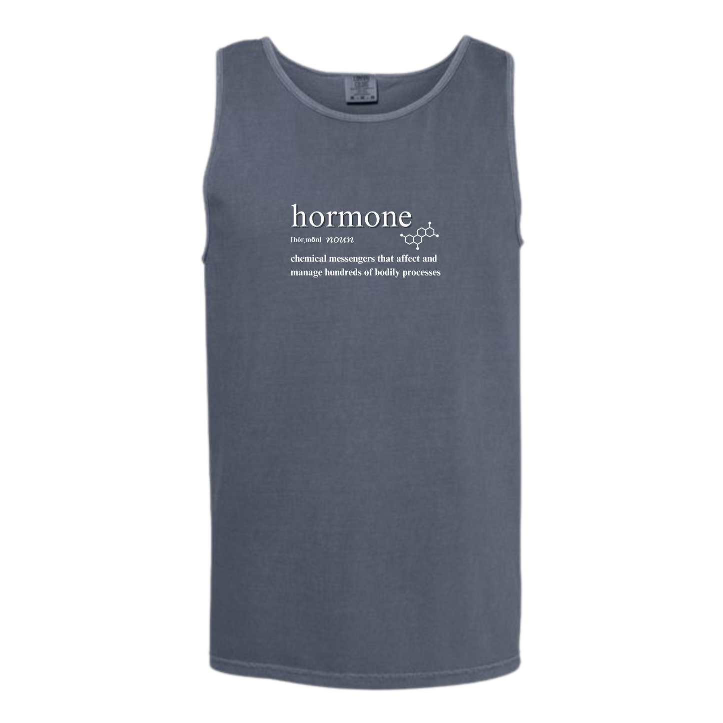 Hormone - Comfort Colors - Unisex Tank - Neutral Colors & Blues