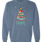 All Booked For Christmas - Comfort Colors - Sweatshirt - Blues