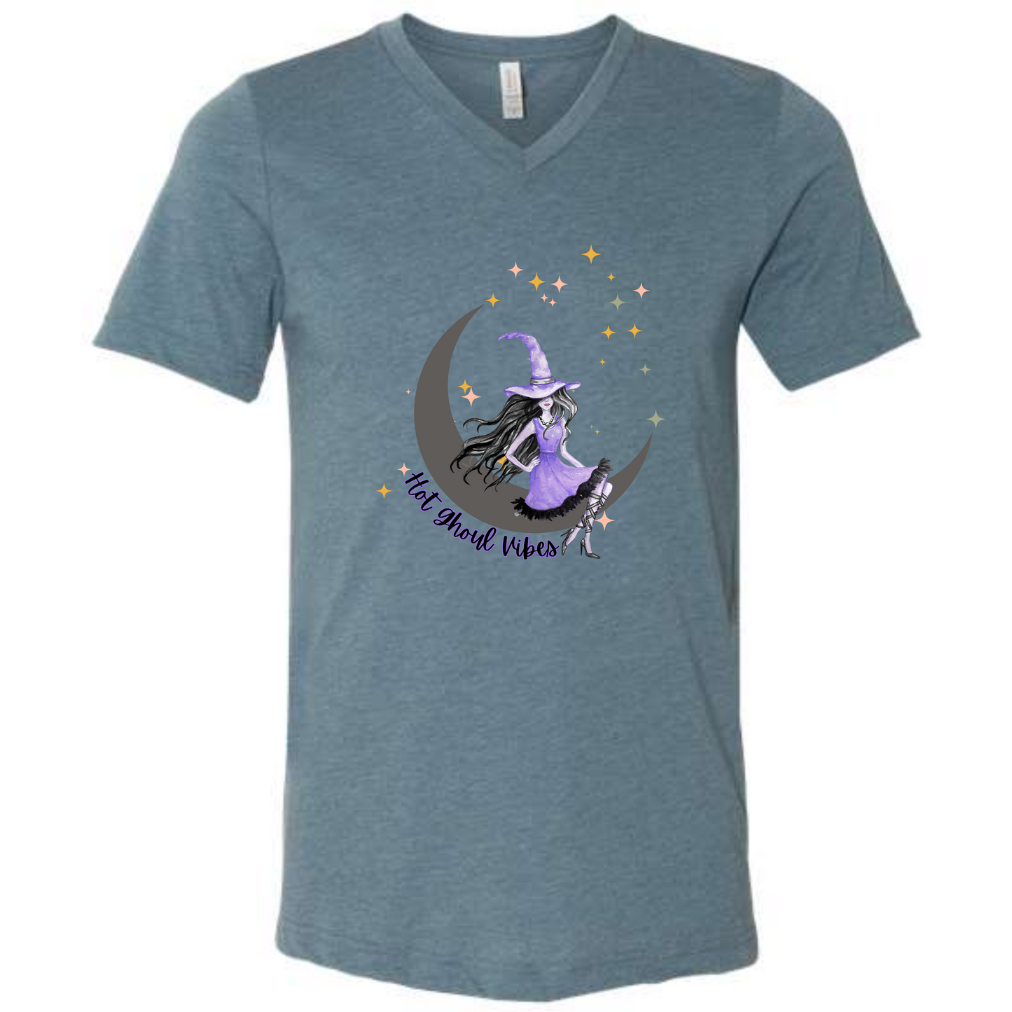 Hot Ghoul Vibes - Unisex V-Neck - Assorted Colors