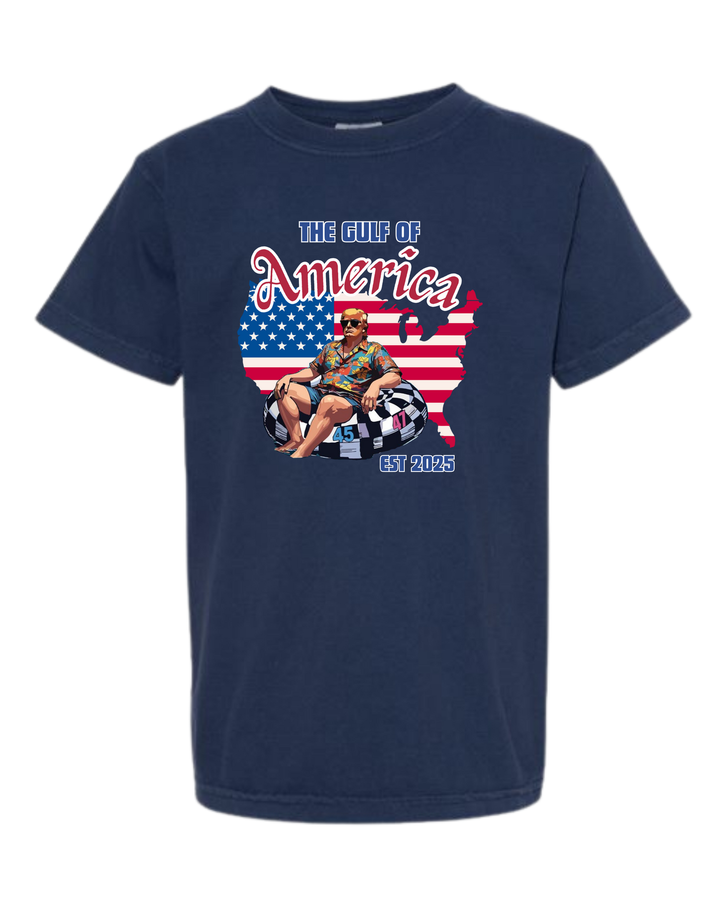 The Gulf of America - Comfort Colors - Heavyweight Youth Tee - Neutral Colors & Blues