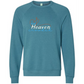 Make Heaven Crowded - Sponge Fleece Raglan Sweatshirt - Blues, Purples