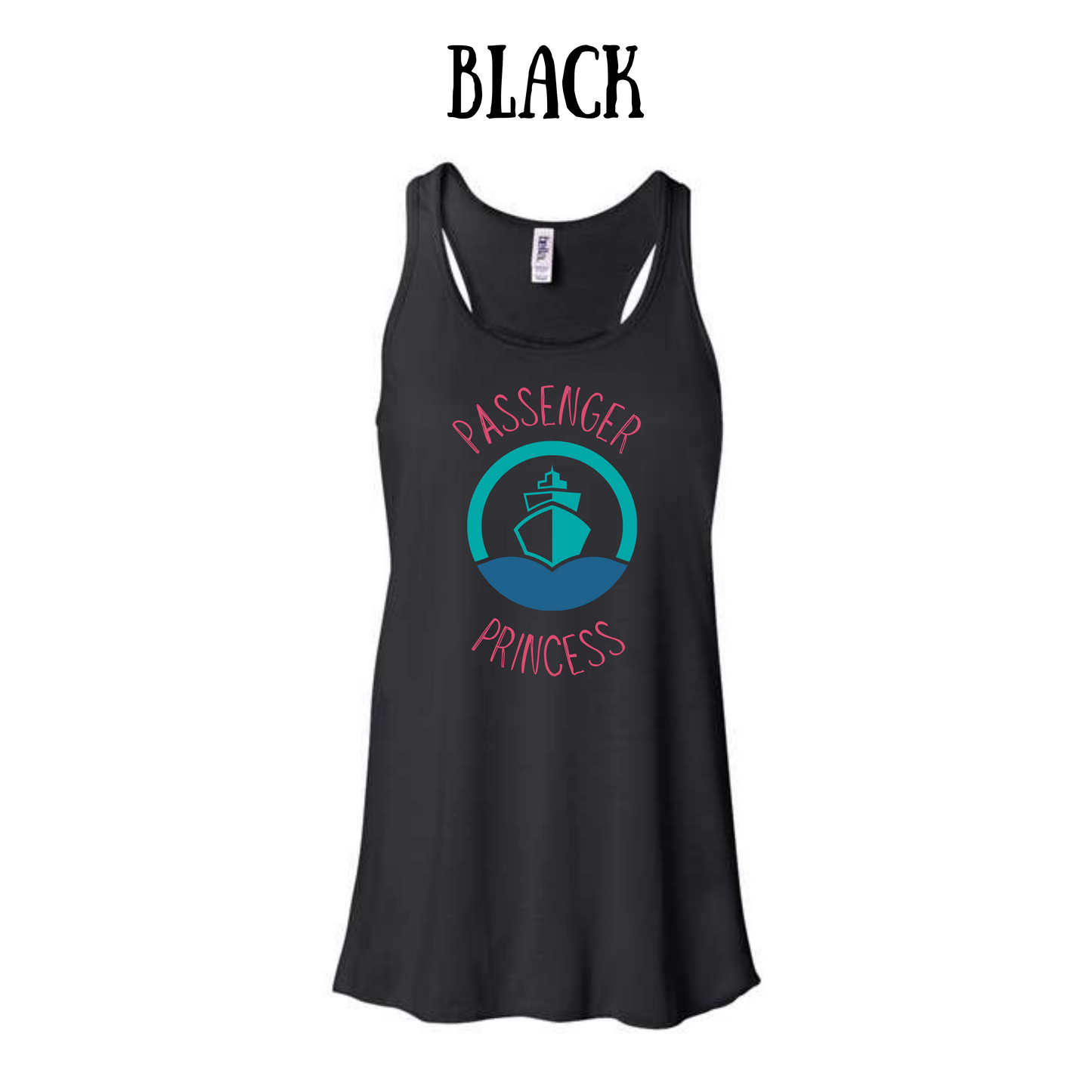 VP - Passenger Princess - Women's Flowy Racerback Tank