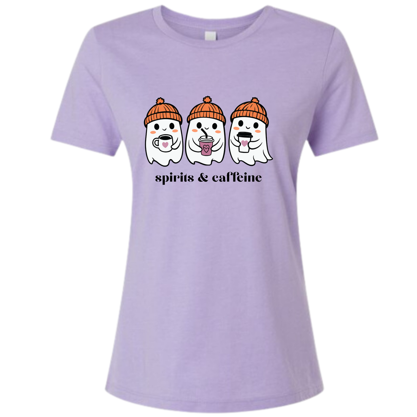 Spirits & Caffeine - Women's Relaxed Fit Tee - Assorted Colors