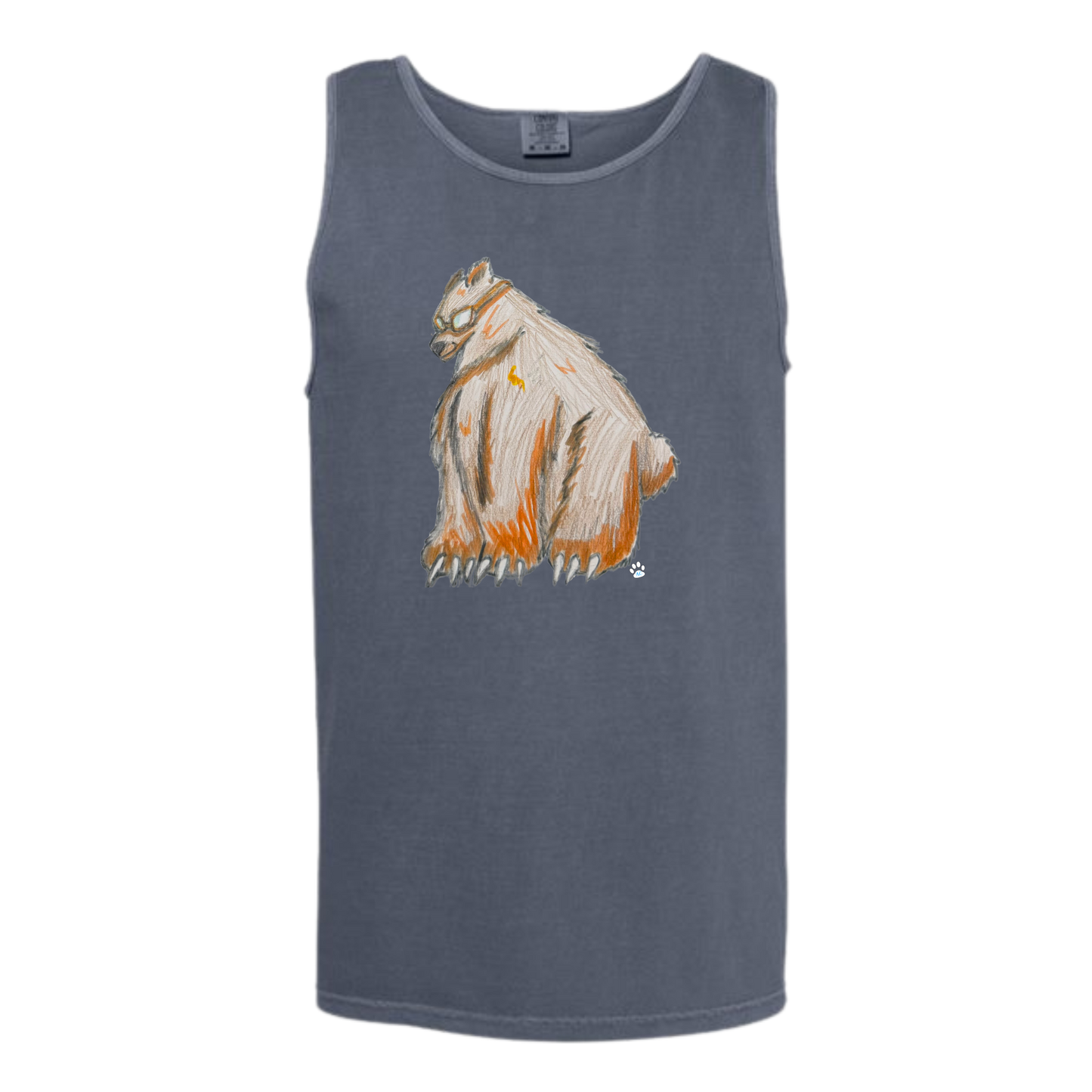 Muscle Bear - Comfort Colors - Unisex Tank - Neutral Colors & Blues