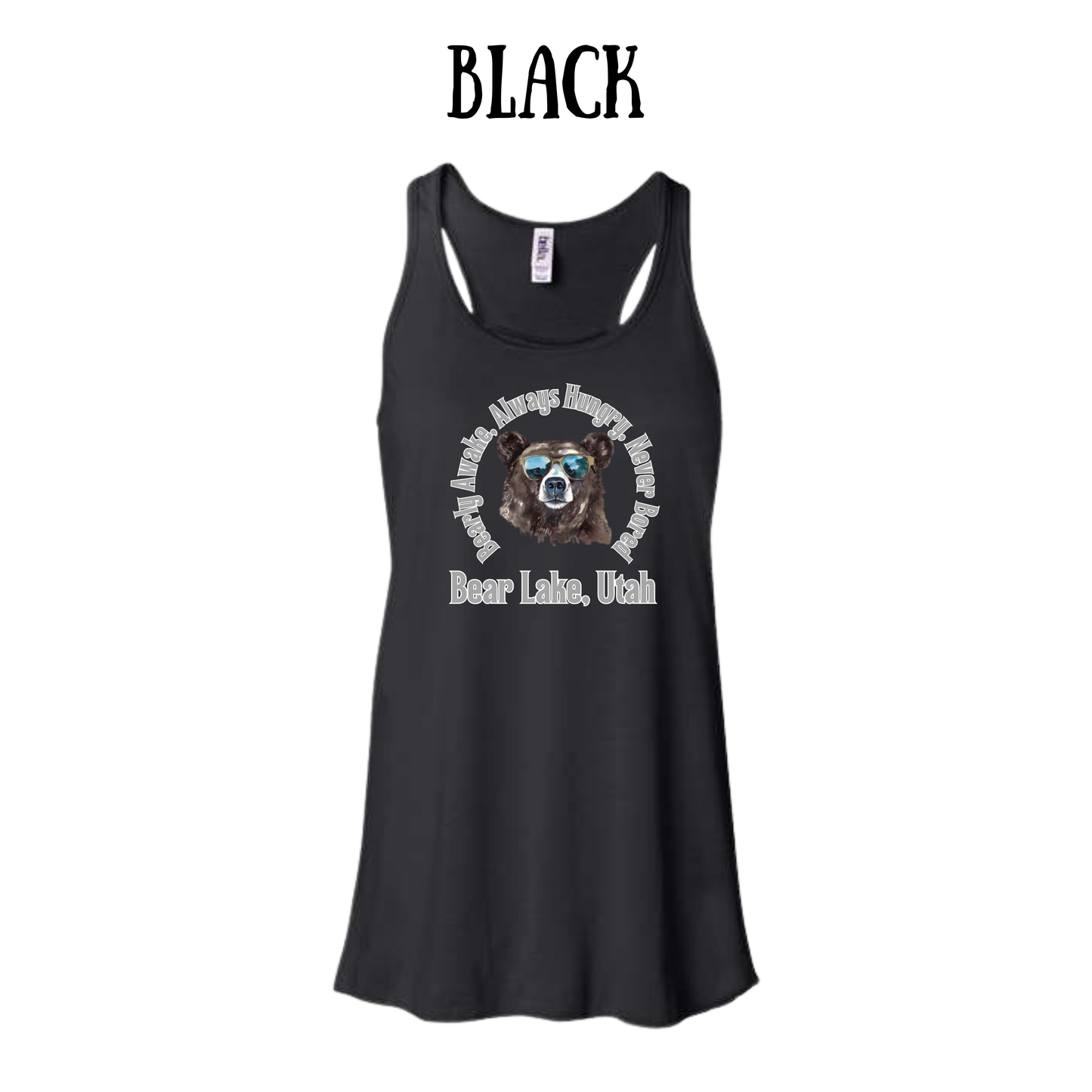 CP - Bear Lake Utah - Women's Flowy Racerback Tank