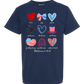 Galatians 5 - Patriotic - Comfort Colors - Heavyweight Youth Tee - Neutral Colors & Blues