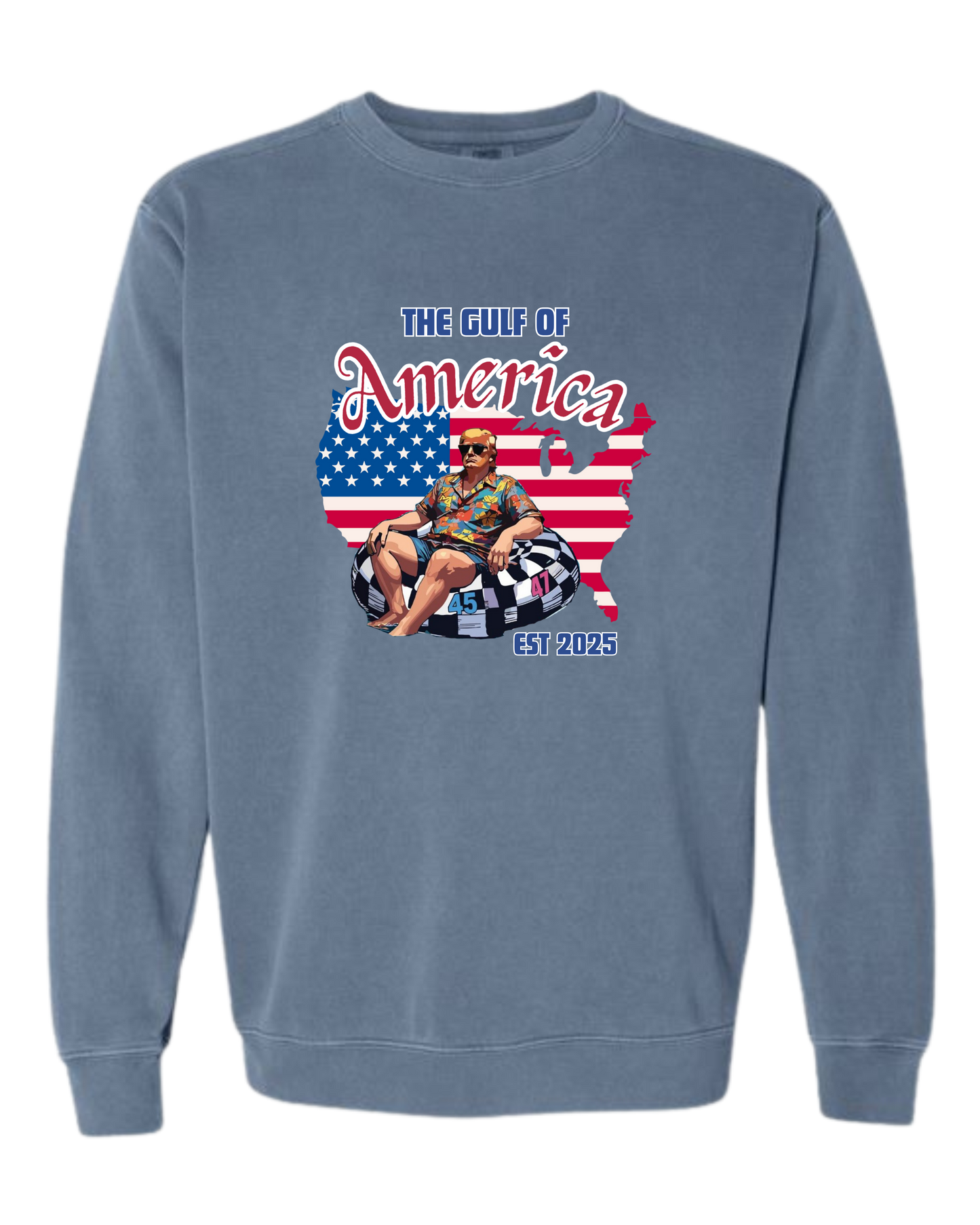 The Gulf of America - Comfort Colors - Sweatshirt - Blues