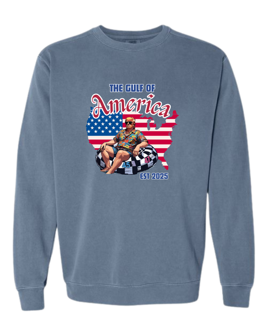 The Gulf of America - Comfort Colors - Sweatshirt - Blues
