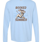 Booked for the Summer - Comfort Colors - Heavyweight Long Sleeve Tee - Blues & Greens