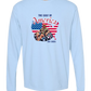 The Gulf of America - Comfort Colors - Heavyweight Long Sleeve Tee - Blues & Greens