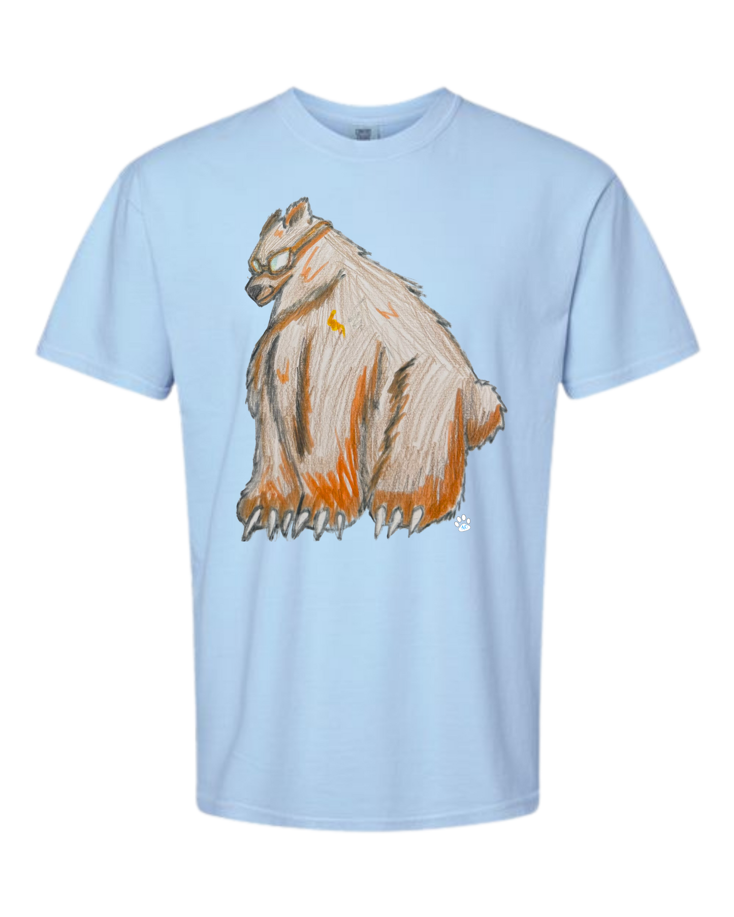 Muscle Bear - Comfort Colors - Heavyweight Unisex Tee - Blues