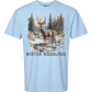 Winter Woodland - Comfort Colors - Heavyweight Unisex Tee - Blues