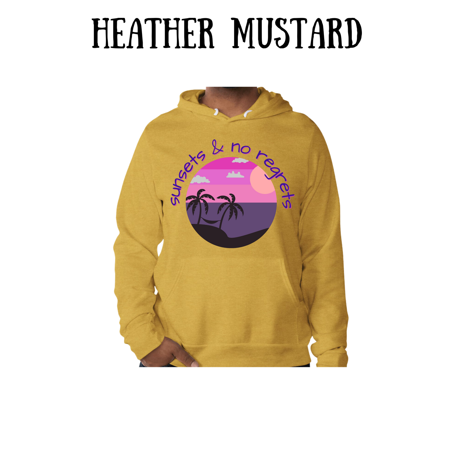 VP - Sunsets & No Regrets - Sponge Fleece Hoodie - Assorted Colors