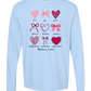 Galatians 5 - Valentines - Comfort Colors - Heavyweight Long Sleeve Tee - Blues & Greens