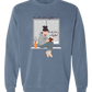 The Weather Outside is Frightful - Comfort Colors - Sweatshirt - Blues