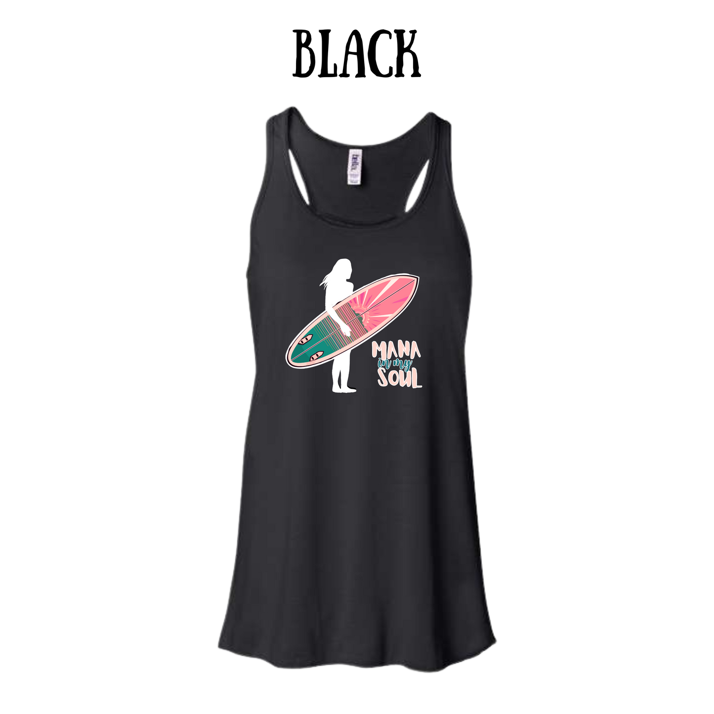 VP - Mana in My Soul - Women's Flowy Racerback Tank