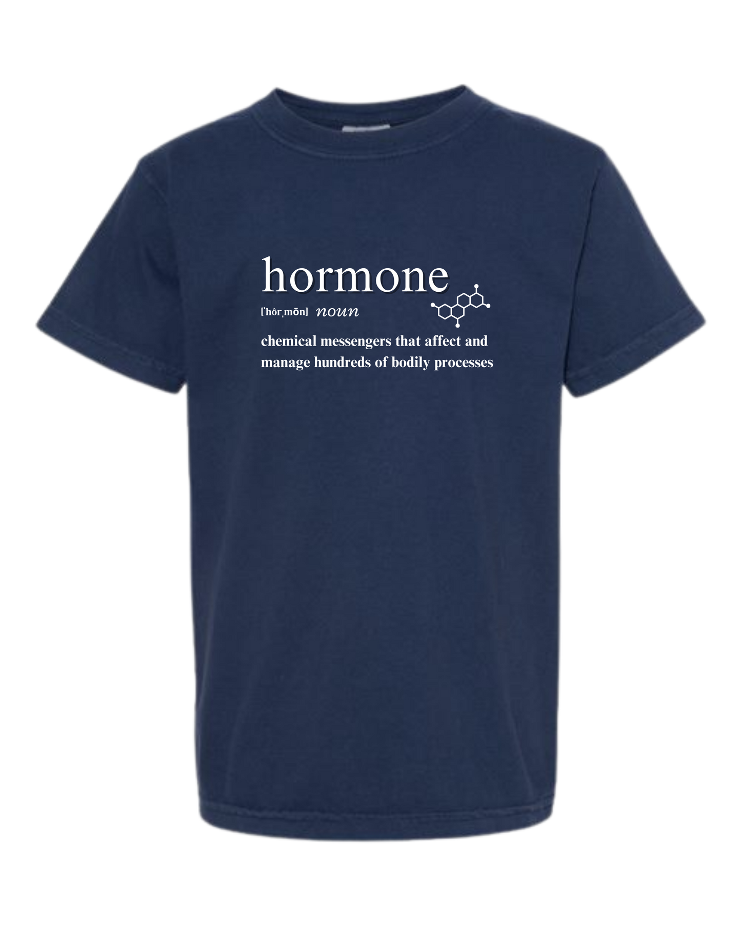Hormone - Comfort Colors - Heavyweight Youth Tee - Neutral Colors & Blues