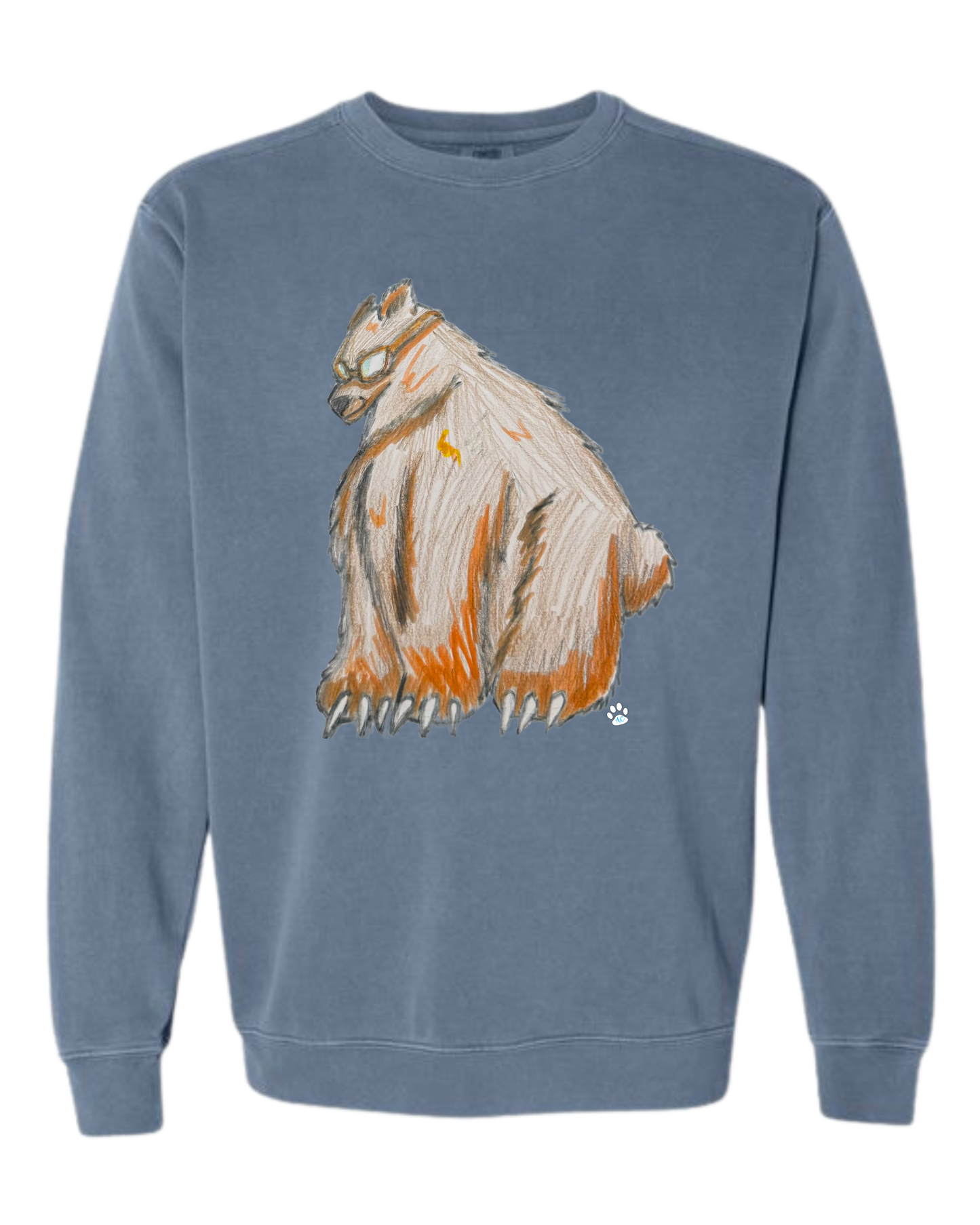Muscle Bear - Comfort Colors - Sweatshirt - Blues