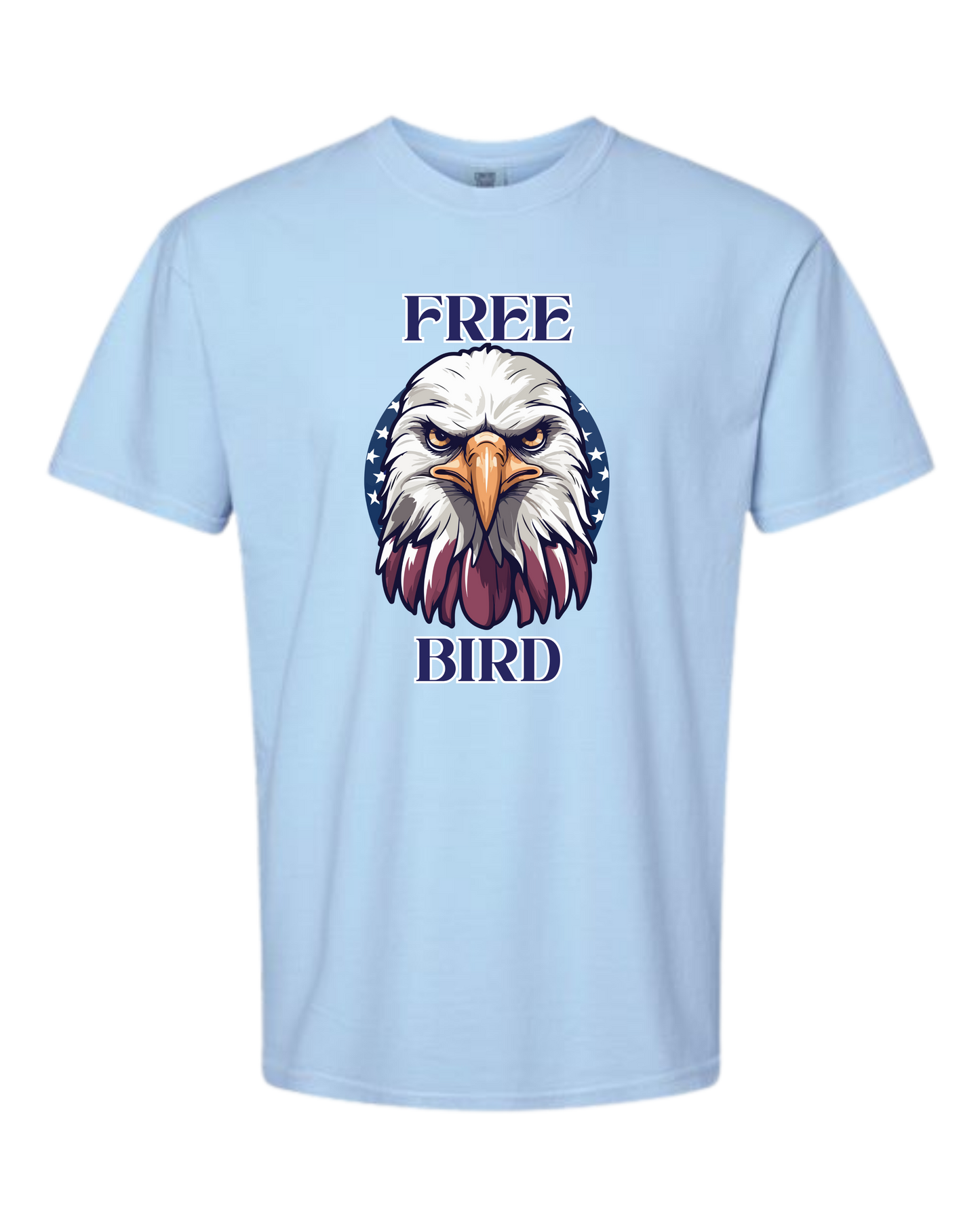 Free Bird - Comfort Colors - Heavyweight Unisex Tee - Blues